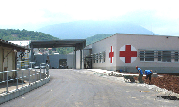 Prizren / Kosovo Einsatzlazarett KFOR der Bundeswehr