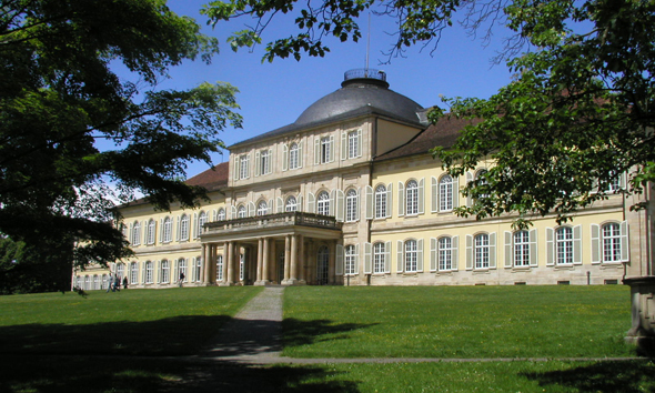Stuttgart-Hohenheim Universität Reitscheuerflügel Schloss Hohenheim